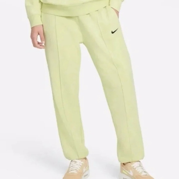Nike Lemon-Lime Acid Washed Fleece Sweatpants. - Picture 1 of 6